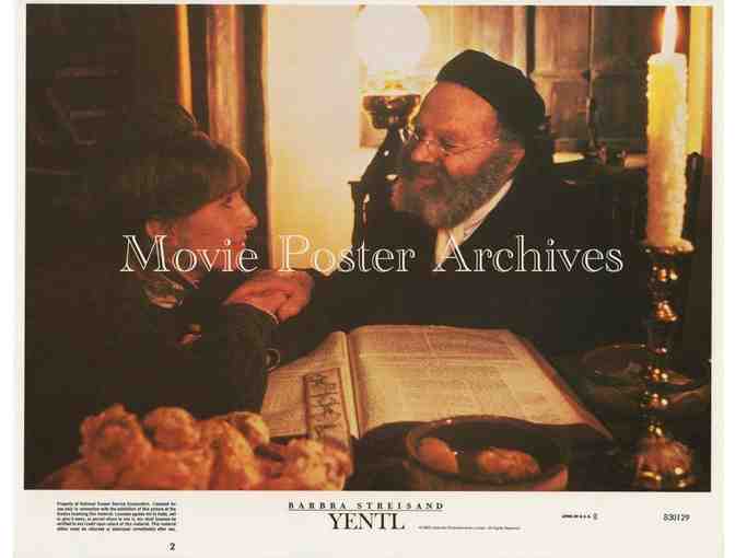 YENTL, 1983, lobby card set, Barbra Streisand, Mandy Patinkin, Amy Irving