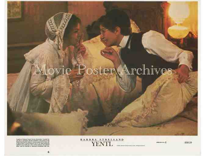 YENTL, 1983, lobby card set, Barbra Streisand, Mandy Patinkin, Amy Irving