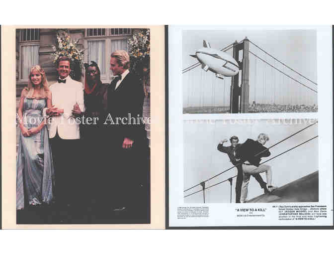 VIEW TO A KILL, 1985, movie stills, James Bond 007, Roger Moore, Grace Jones