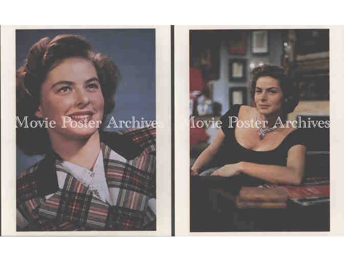INGRID BERGMAN, group of classic celebrity portraits, stills or photos