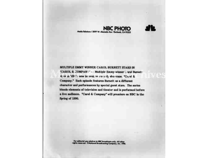 CAROL BURNETT, group of classic celebrity portraits, stills or photos