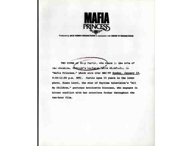 TONY CURTIS, group of classic celebrity portraits, stills or photos