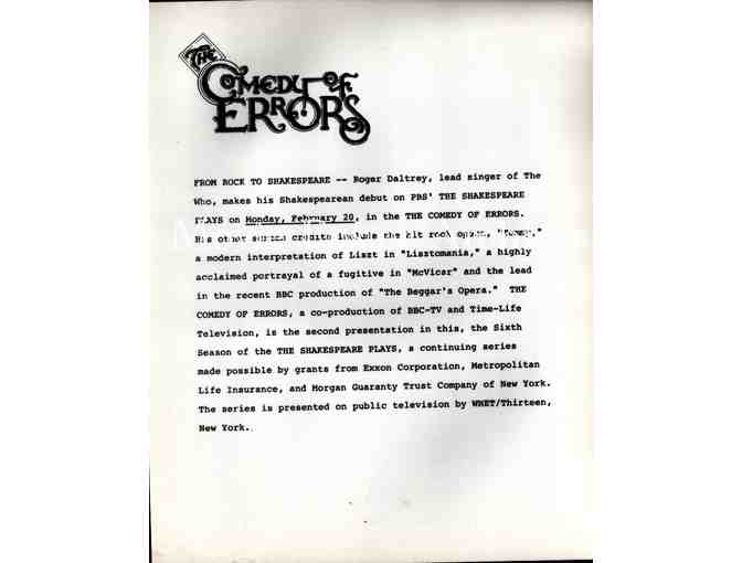 ROGER DALTRY, group of classic celebrity portraits, stills or photos