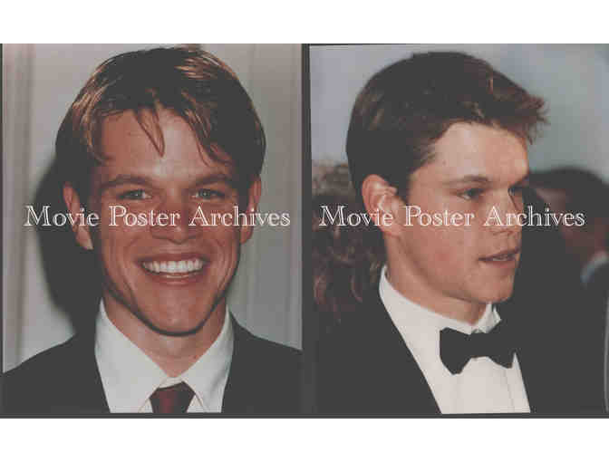 MATT DAMON, group of classic celebrity portraits, stills or photos