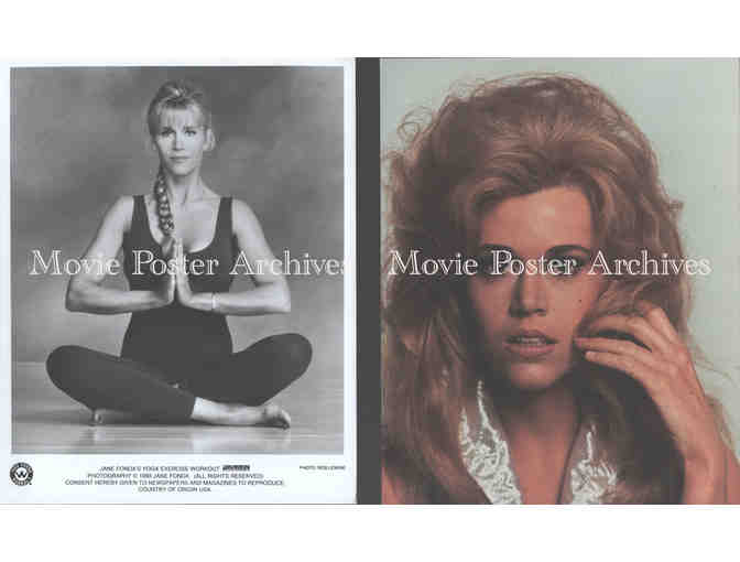 JANE FONDA, group of classic celebrity portraits, stills or photos