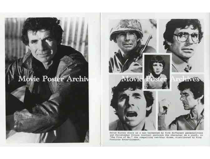 DAVID BIRNEY, group of black and white classic celebrity portraits, stills or photos