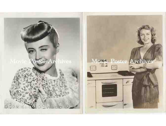 JOAN BLONDELL, group of black and white classic celebrity portraits, stills or photos