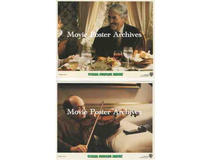 OTHER PEOPLES MONEY, 1991, mini lobby cards, Danny DeVito, Gregory Peck, Dean Jones