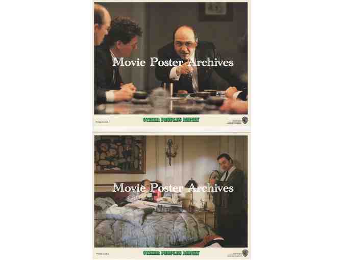 OTHER PEOPLES MONEY, 1991, mini lobby cards, Danny DeVito, Gregory Peck, Dean Jones