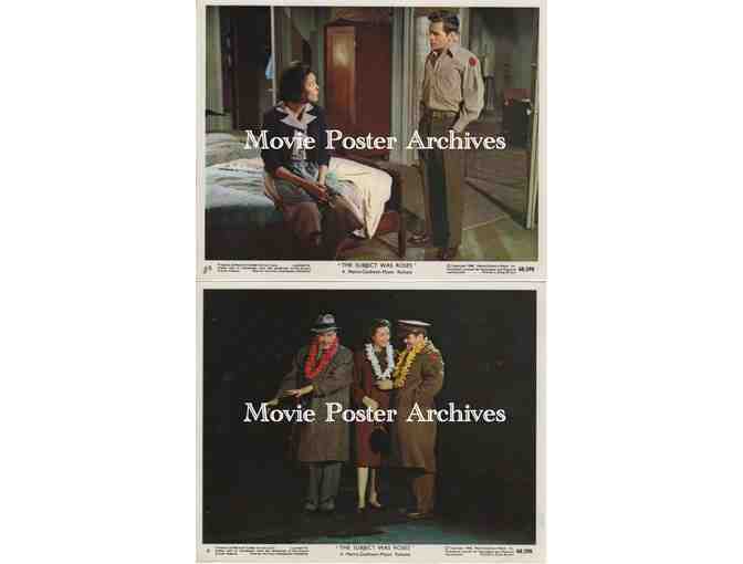 SUBJECT WAS ROSES, 1968, mini lobby cards, Martin Sheen, Patricia Neal, Jack Albertson