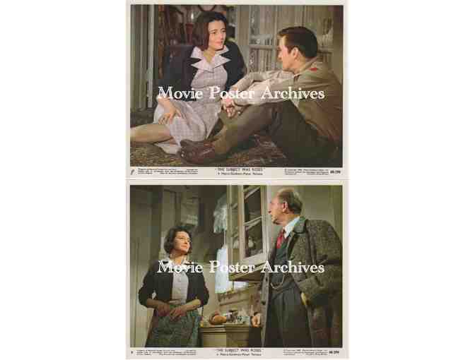 SUBJECT WAS ROSES, 1968, mini lobby cards, Martin Sheen, Patricia Neal, Jack Albertson