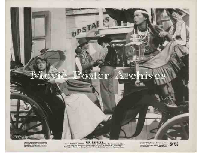 RED GARTERS, 1954, movie stills, Rosemary Clooney, Jack Carson, Gene Barry