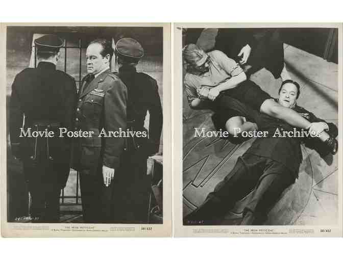 IRON PETTICOAT, 1956, movie stills, Bob Hope, Katharine Hepburn, Noelle Middleton