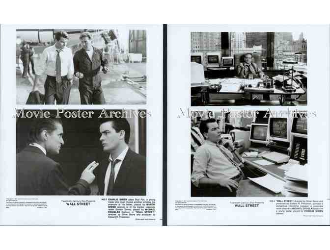 WALL STREET, 1987, movie stills, Michael Douglas, Martin Sheen, Daryl Hannah