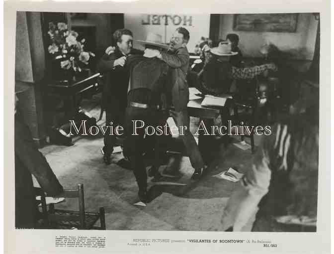 VIGILANTES OF BOOMTOWN, 1947, movie stills, Allan Rocky Lane, Robert Bobby Blake
