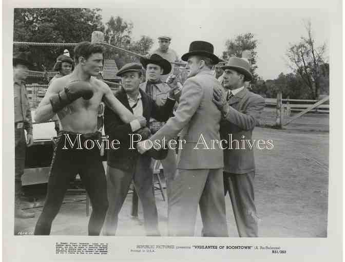 VIGILANTES OF BOOMTOWN, 1947, movie stills, Allan Rocky Lane, Robert Bobby Blake
