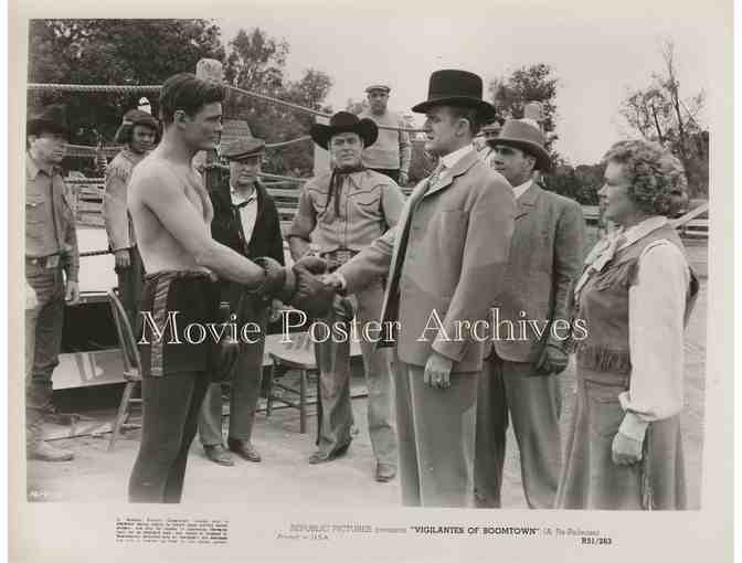 VIGILANTES OF BOOMTOWN, 1947, movie stills, Allan Rocky Lane, Robert Bobby Blake