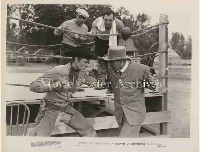 VIGILANTES OF BOOMTOWN, 1947, movie stills, Allan Rocky Lane, Robert Bobby Blake