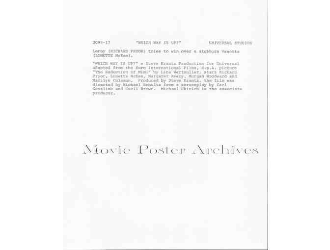 WHICH WAY IS UP?, 1977, movie stills, GROUP A HORIZONTAL, Richard Pryor