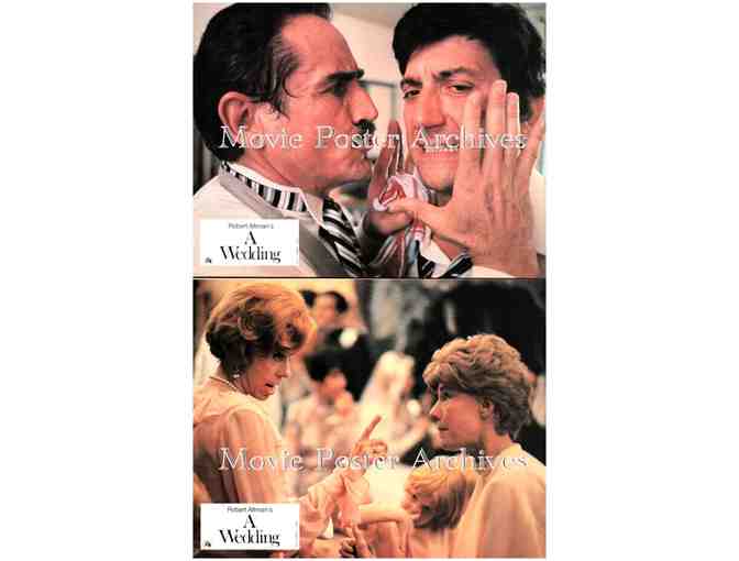 WEDDING, 1978, lobby cards, GROUP A, Carol Burnett, Lillian Gish, Desi Arnaz Jr., Mia Farrow