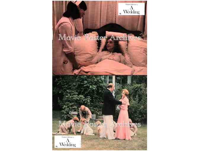 WEDDING, 1978, lobby cards, GROUP A, Carol Burnett, Lillian Gish, Desi Arnaz Jr., Mia Farrow