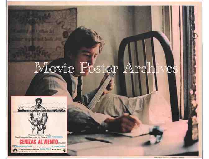 JOE HILL, 1971, lobby cards, Thommy Berggren, Anja Schmidt, Kelvin Malave