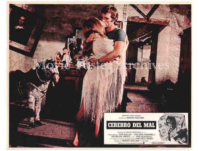 DEVIL IN THE BRAIN, 1972, lobby cards, Stefania Sandrelli, Keir Dullea, Tino Buazzelli