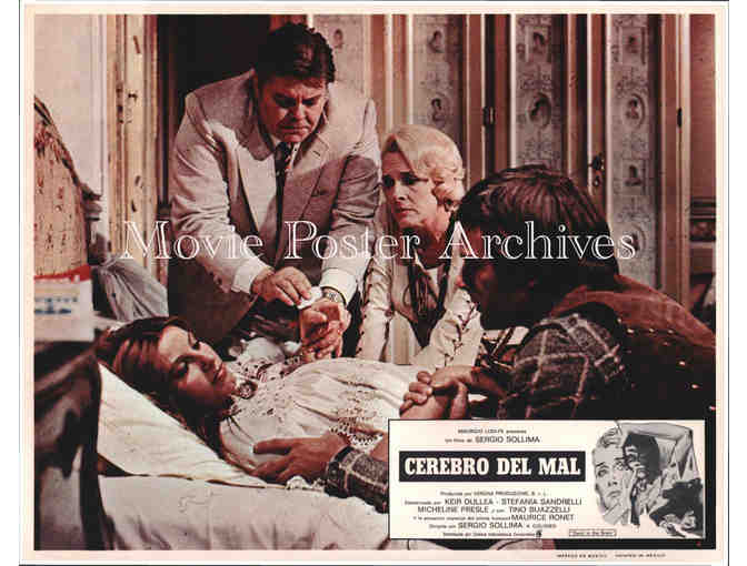 DEVIL IN THE BRAIN, 1972, lobby cards, Stefania Sandrelli, Keir Dullea, Tino Buazzelli