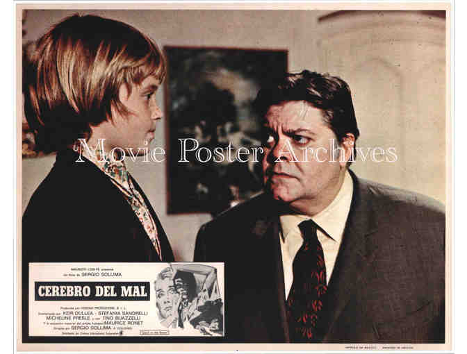 DEVIL IN THE BRAIN, 1972, lobby cards, Stefania Sandrelli, Keir Dullea, Tino Buazzelli