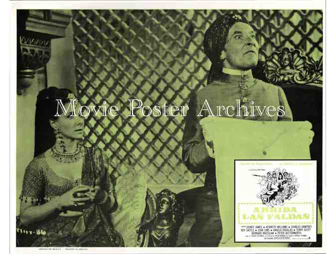 CARRY ON UP THE KHYBER, 1968, lobby cards, Sidney James, Charles Hawtrey