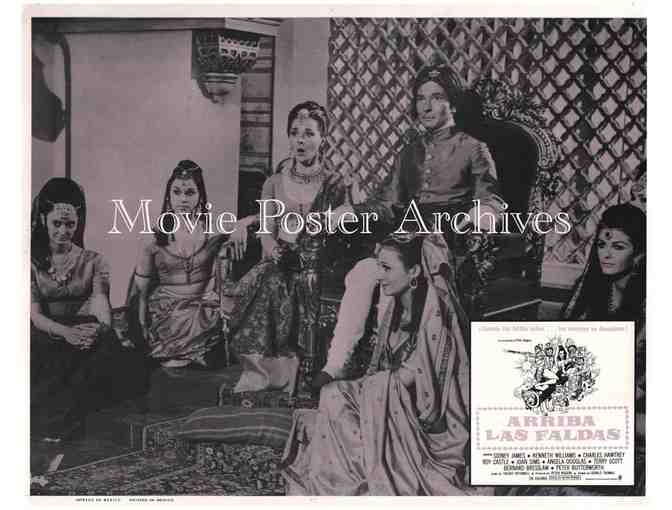 CARRY ON UP THE KHYBER, 1968, lobby cards, Sidney James, Charles Hawtrey