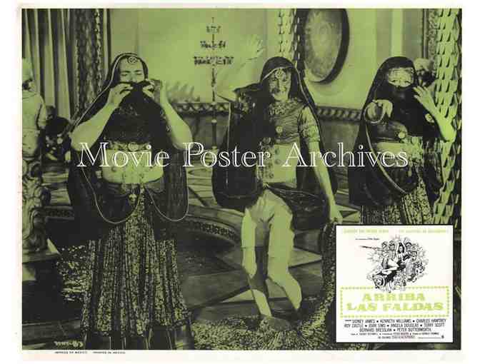 CARRY ON UP THE KHYBER, 1968, lobby cards, Sidney James, Charles Hawtrey