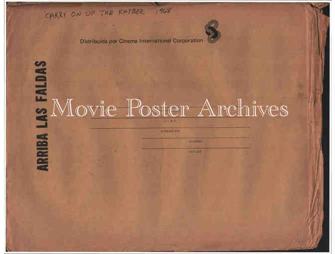 CARRY ON UP THE KHYBER, 1968, lobby cards, Sidney James, Charles Hawtrey