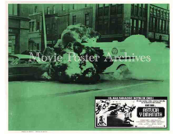 ALPHA CAPER, 1973, lobby cards, Henry Fonda, Leonard Nimoy, Larry Hagman