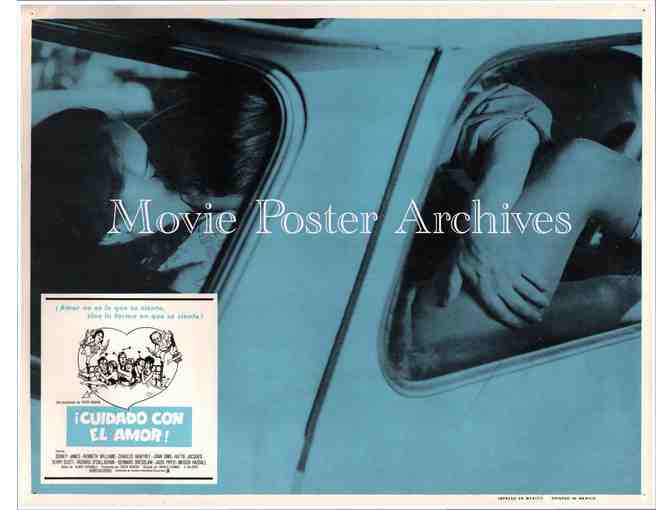 CARRY ON LOVING, 1970, lobby cards, Sidney James, Charles Hawtrey