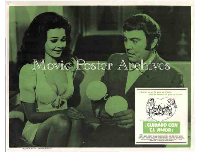 CARRY ON LOVING, 1970, lobby cards, Sidney James, Charles Hawtrey