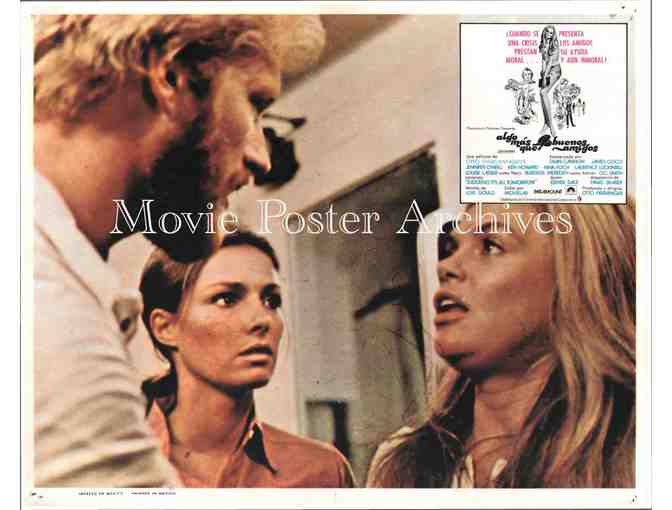 SUCH GOOD FRIENDS, 1972, lobby cards, Dyan Cannon, James Coco, Nina Foch