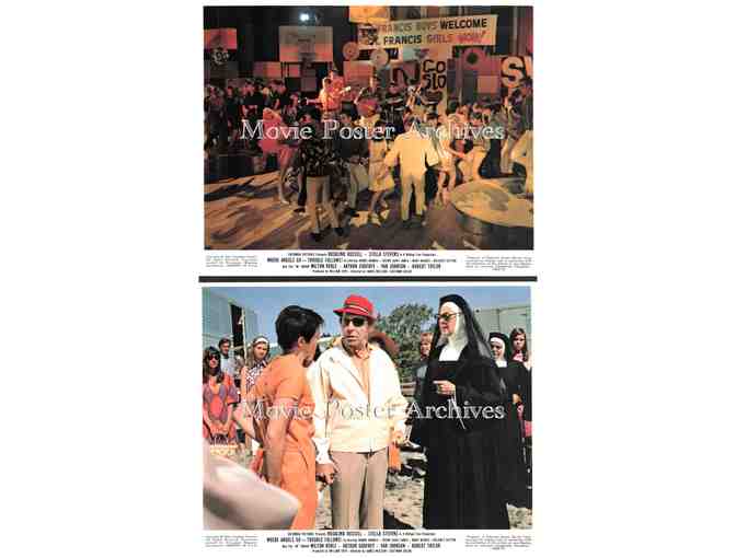 TROUBLE WITH ANGELS, 1966, mini lobby cards, Rosalind Russell, Hayley Mills