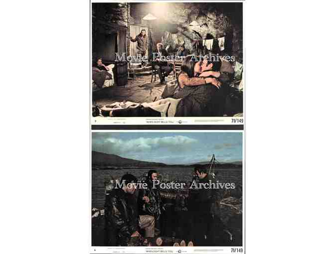 WHEN EIGHT BELLS TOLL, 1971, mini lobby cards, Anthony Hopkins, Robert Morley