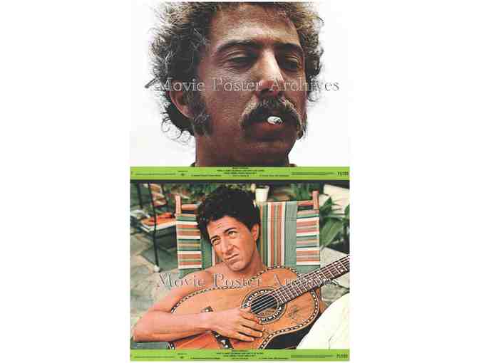 WHO IS HARRY KELLERMAN, 1971, mini lobby cards, Dustin Hoffman, Barbara Harris