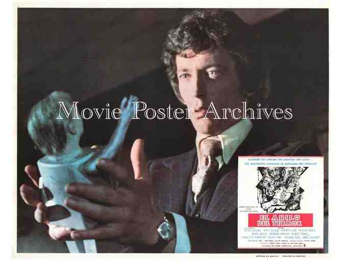 ASYLUM, 1972, lobby cards, Peter Cushing, Britt Ekland, Herbert Lom