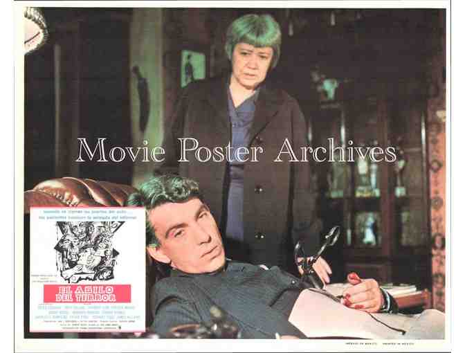 ASYLUM, 1972, lobby cards, Peter Cushing, Britt Ekland, Herbert Lom