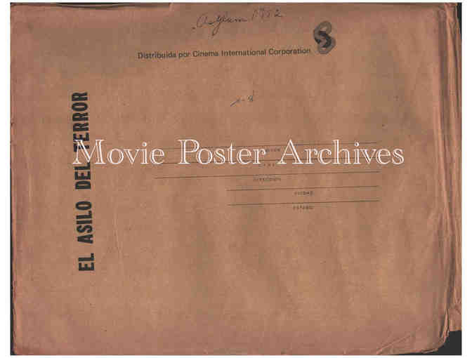 ASYLUM, 1972, lobby cards, Peter Cushing, Britt Ekland, Herbert Lom