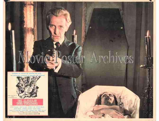 ASYLUM, 1972, lobby cards, Peter Cushing, Britt Ekland, Herbert Lom