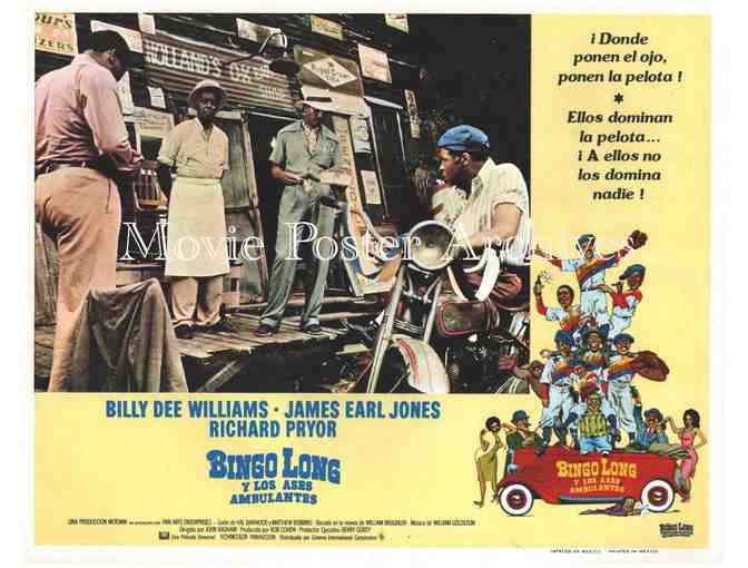 BINGO LONG, 1976, lobby cards, Billy Dee Williams, James Earl Jones, Richard Pryor