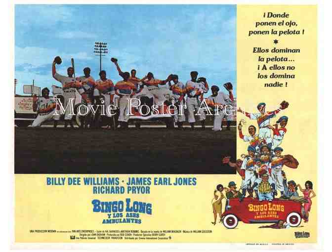 BINGO LONG, 1976, lobby cards, Billy Dee Williams, James Earl Jones, Richard Pryor