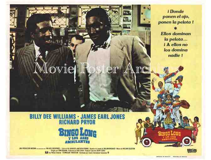 BINGO LONG, 1976, lobby cards, Billy Dee Williams, James Earl Jones, Richard Pryor