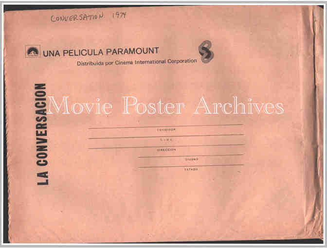 CONVERSATION, 1974, lobby cards, Gene Hackman, Harrison Ford, Robert Duvall