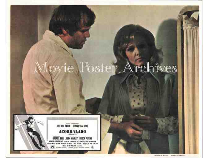 FRAMED, 1975, lobby cards, Joe Don Baker, Conny Van Dyke, Gabriel Dell
