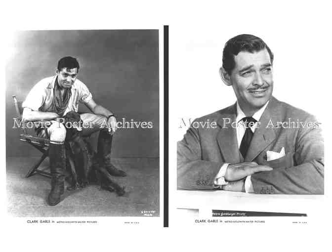 CLARK GABLE, group of classic celebrity portraits, stills or photos